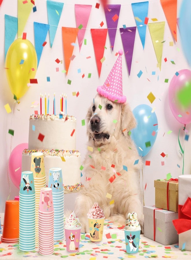 JarThenaAMCS أكواب صغيرة للجراء من جارثينا إيه إم سي إس، 300 قطعة، سعة 3 أونصات، أكواب ورقية للاستخدام مرة واحدة، أكواب صغيرة لغسول الفم، أكواب ورقية صغيرة بألوان الباستيل لكريمة الخفق، مثالية لحفلات أعياد ميلاد الكلاب والسفر والاستخدام المنزلي - Image 5